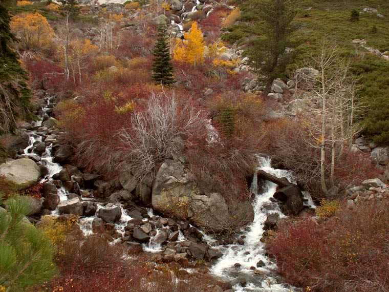 Echo Falls in the fall